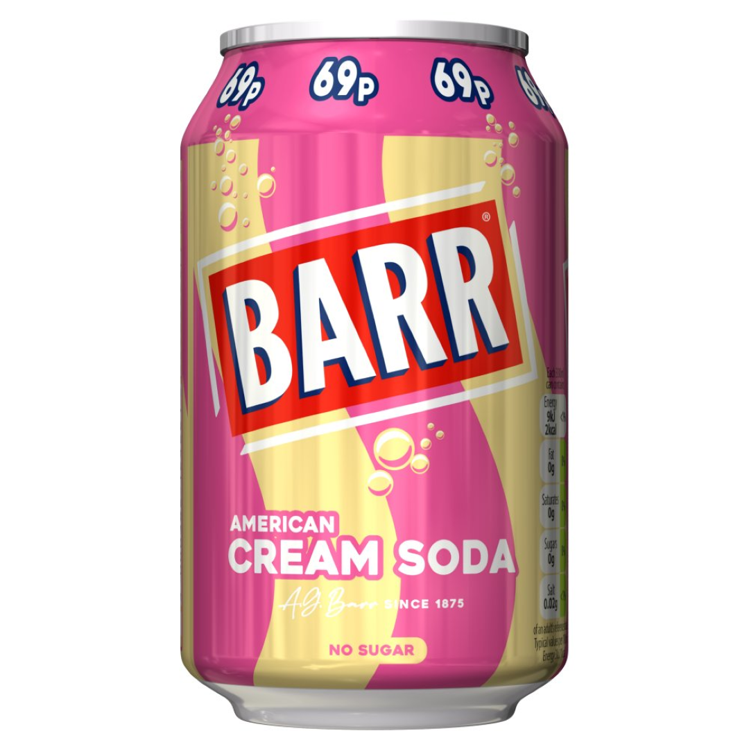 BARR CREAM SODA 330ML